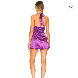 More to Come NEW Courtney halter mini dress on back order on Revolve